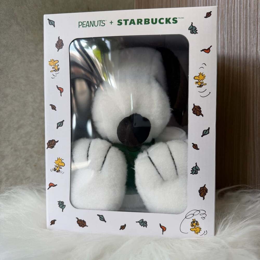 Starbucks Peanuts Plush Snoopy Boxed Toy